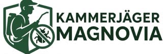 Das Bild zeigt das Logo von Kammerjäger Magnovia in Berlin